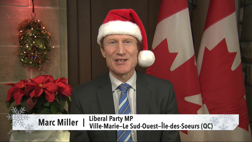 MP Messages : Marc Miller – Holiday Greetings 2025
