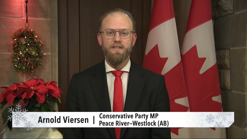 MP Messages : Arnold Viersen – Holiday Greetings 2025