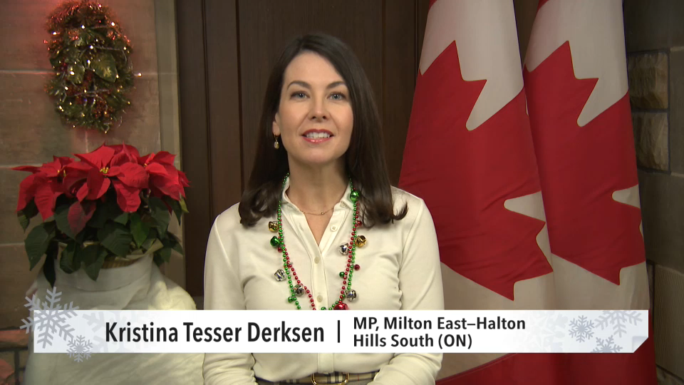 MP Messages : Kristina Tesser Derksen – Holiday Greetings 2025