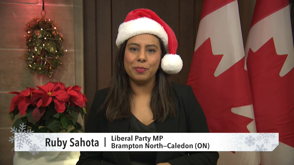 MP Messages : Ruby Sahota – Holiday Greetings 2025
