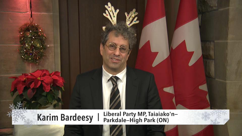 MP Messages : Karim Bardeesy – Holiday Greetings 2025