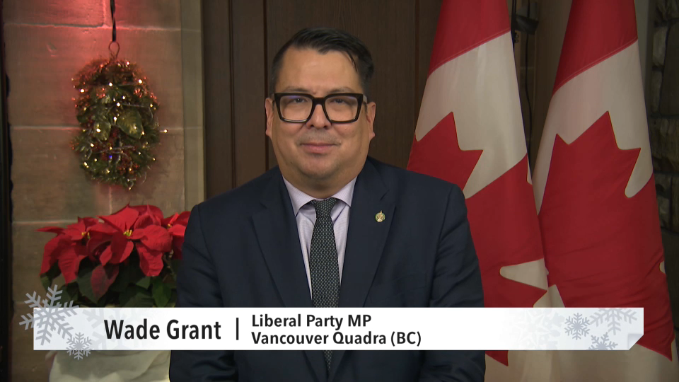 MP Messages : Wade Grant – Holiday Greetings 2025