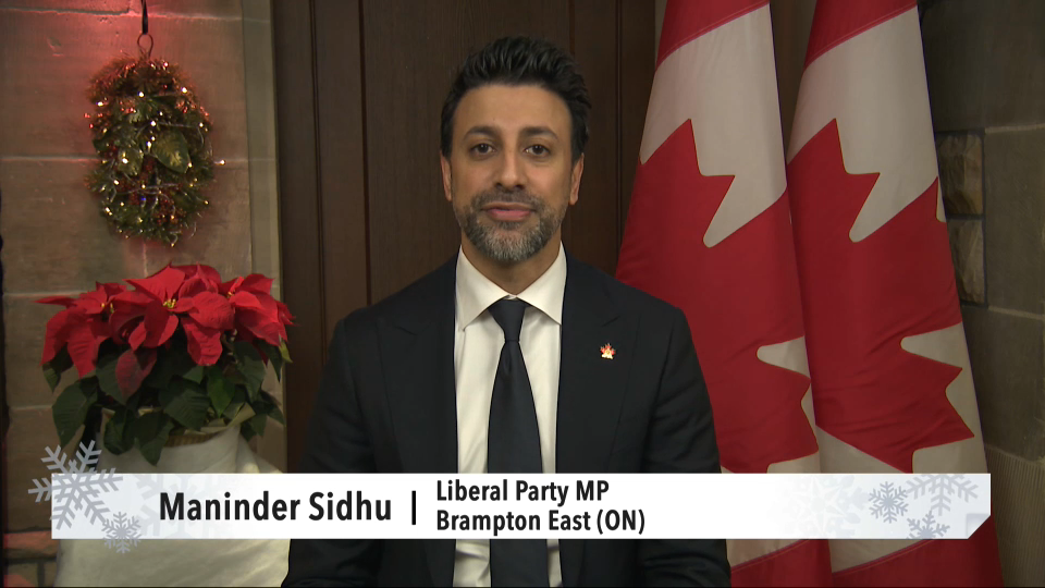 MP Messages : Maninder Sidhu – Holiday Greetings 2025