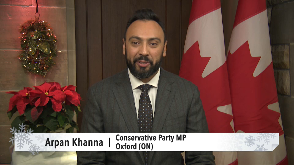 MP Messages : Arpan Khanna – Holiday Greetings 2025