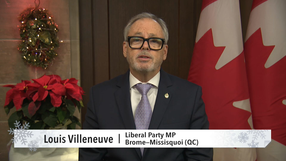 MP Messages : Louis Villeneuve – Holiday Greetings 2025