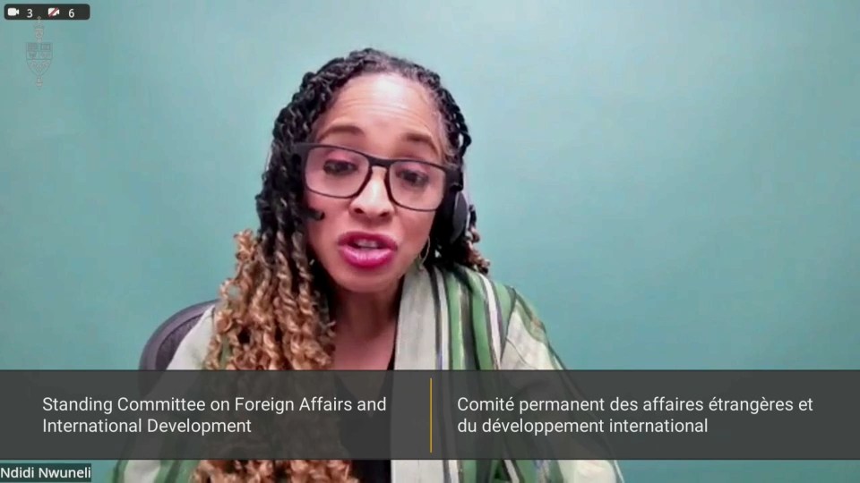 Les comités de la chambre des communes : Affaires étrangères et développement international – 9 décembre 2025