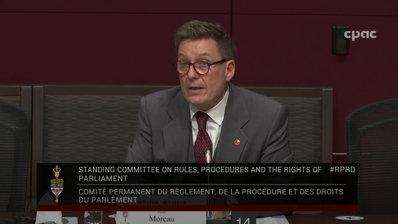 In Committee from the Senate of Canada : Rules, Procedures and the Rights of Parliament – December 9, 2025
