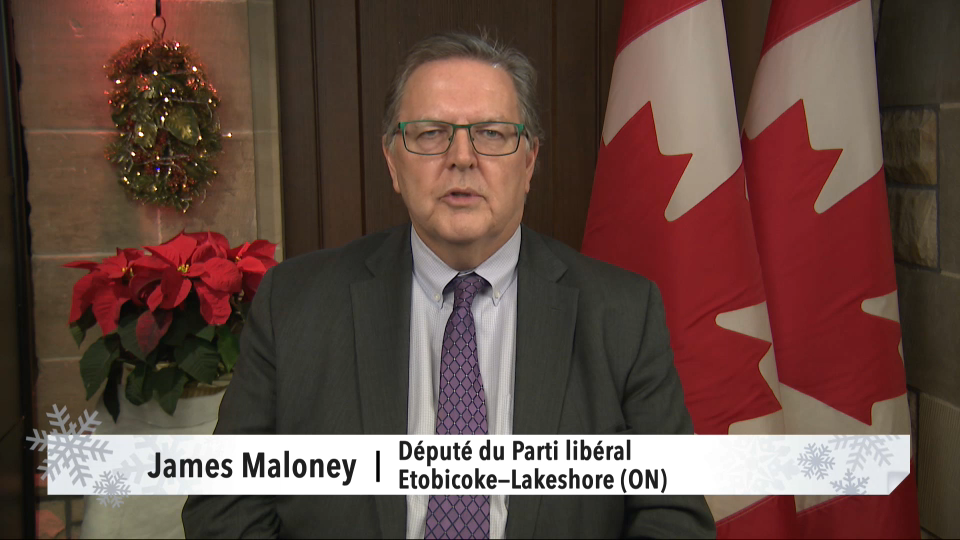 MP Messages : James Maloney – Holiday Greetings 2025