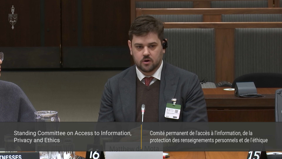 In Committee from the House of Commons : Access to Information, Privacy and Ethics – December 3, 2025