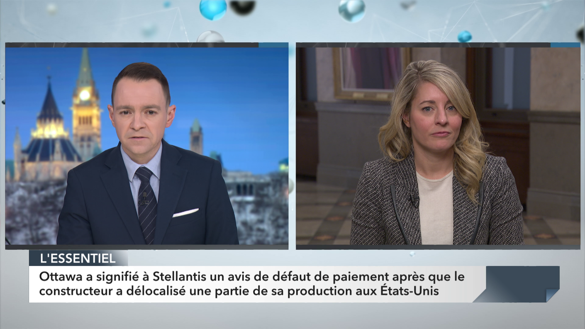 L'Essentiel : Retour sur l'impact des tarifs avec la ministre de l'Industrie Mélanie Joly