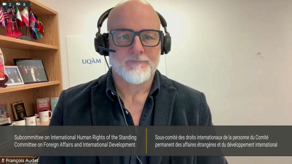 Les comités de la chambre des communes : Sous-comité des droits internationaux de la personne – 8 décembre 2025