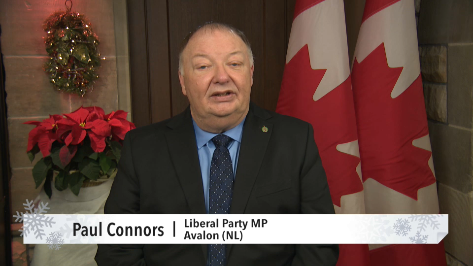 MP Messages : Paul Connors – Holiday Greetings 2025
