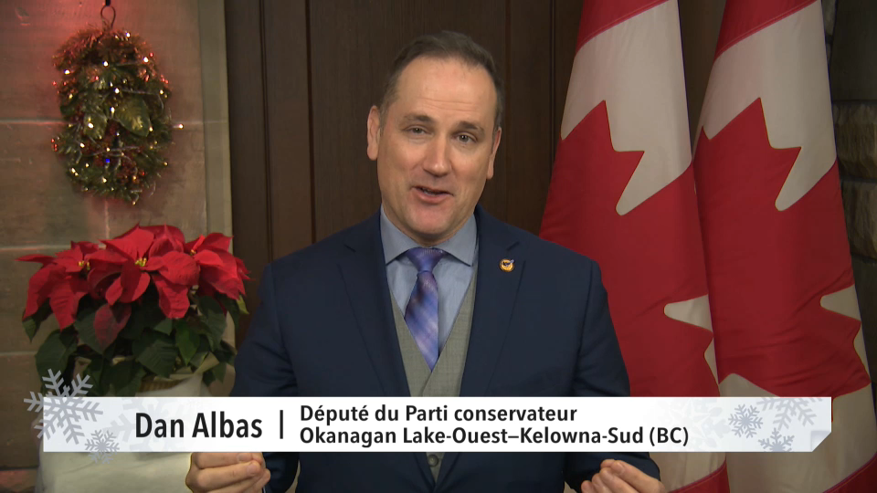 MP Messages : Dan Albas – Holiday Greetings 2025