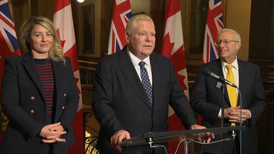 Headline Politics : Mélanie Joly and Doug Ford Comment After Meeting – January 26, 2026