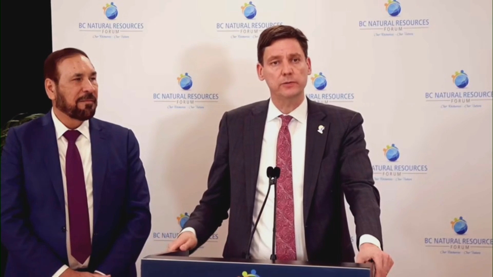 À la une : Eby sur l’expansion de la mine Mt. Milligan et l'allocution de Carney  à Davos