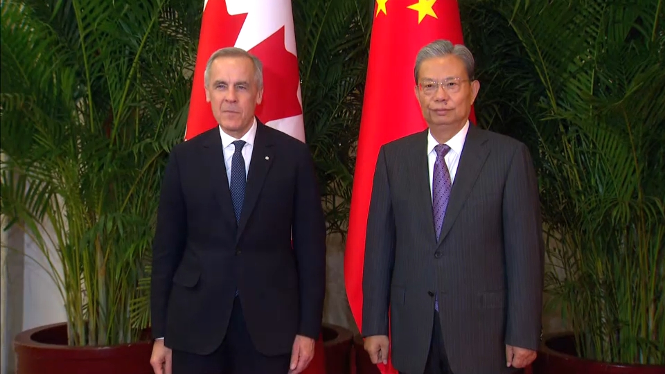 À la une : Le PM Mark Carney rencontre le politicien Zhao Leji – 15 janvier 2026