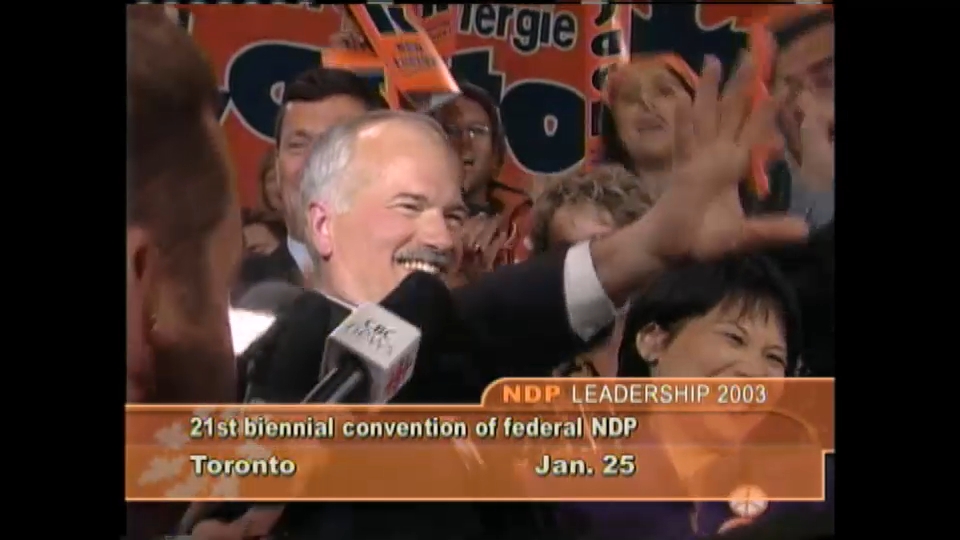 CPAC Special : NDP Leadership 2003 – Jack Layton Is Elected