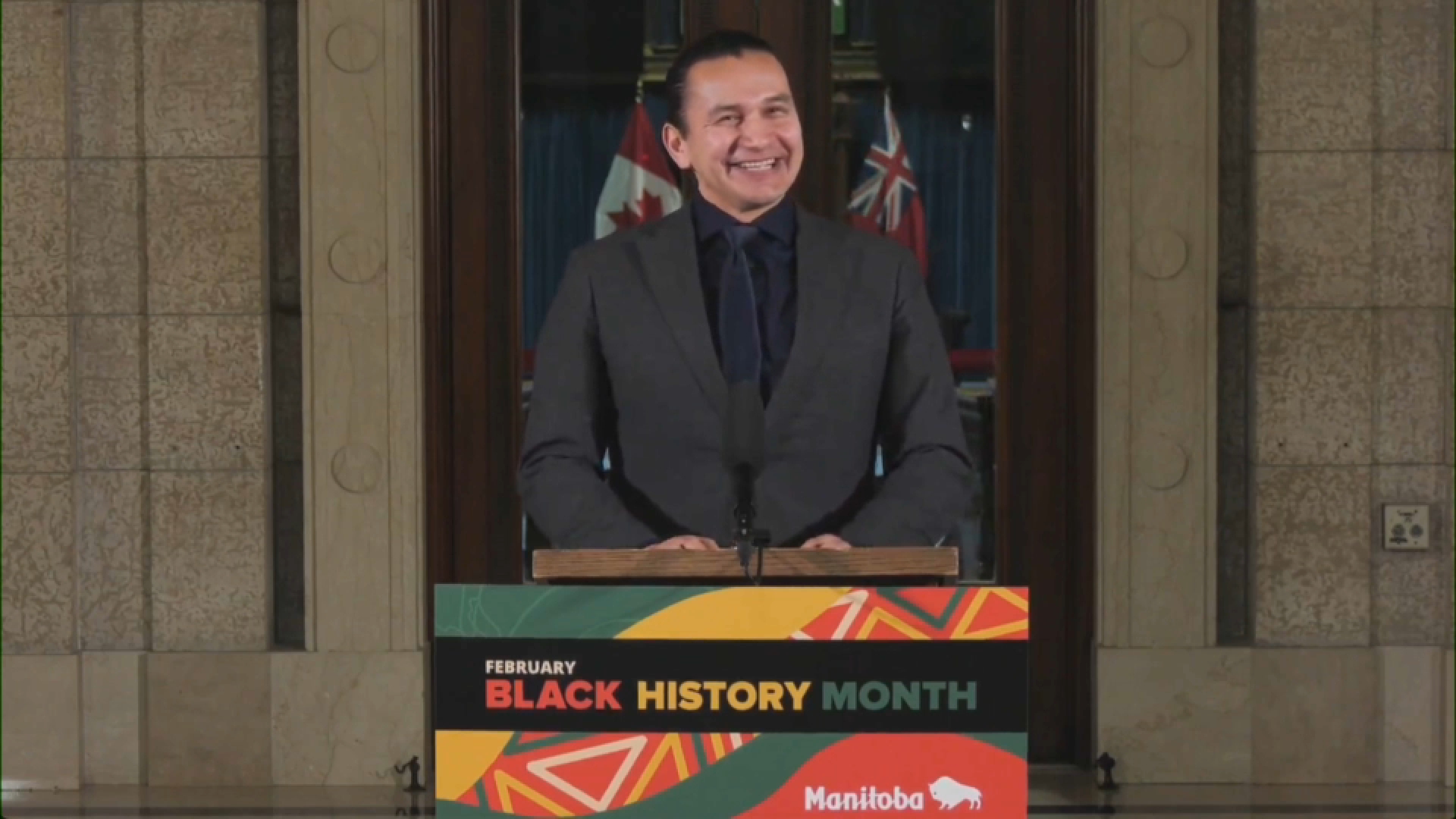 Headline Politics : Manitoba Premier Attends Black History Month Celebration – February 13, 2026