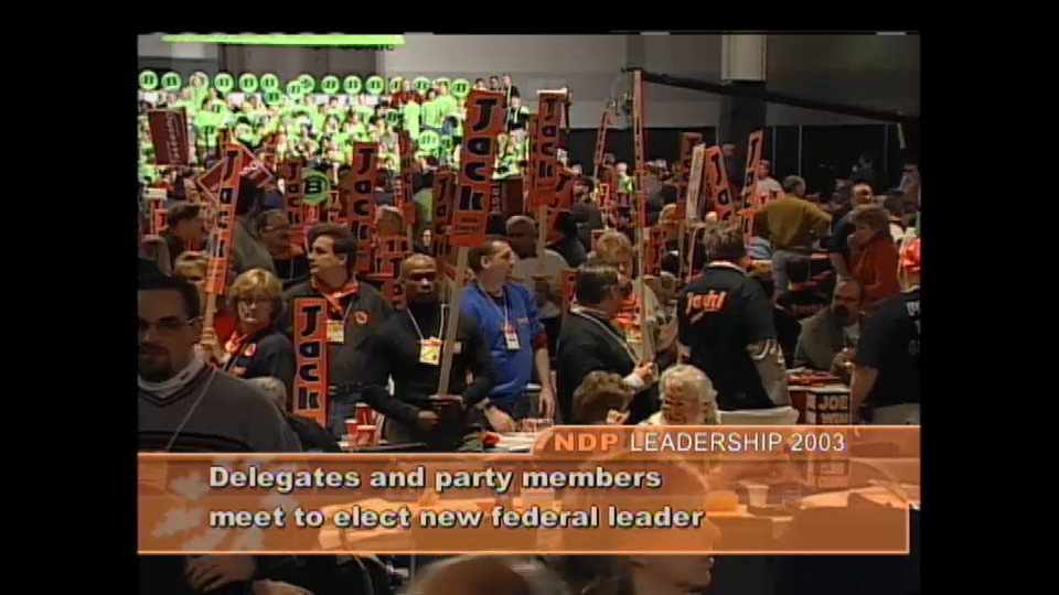 CPAC Special : NDP Leadership 2003 – First Ballot Vote
