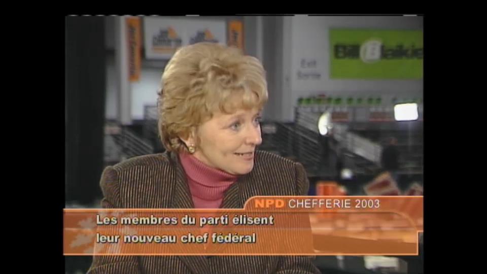 CPAC Special : NDP Leadership 2003 – Interview with Alexa McDonough