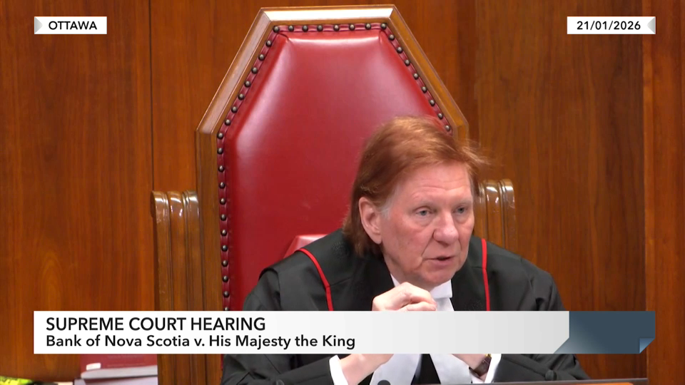 Supreme Court Hearings : Bank of Nova Scotia v. His Majesty the King