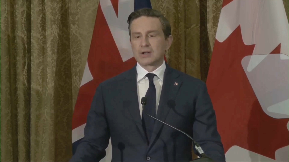 Conservative Leader Pierre Poilievre Speaks in London - Headline ...