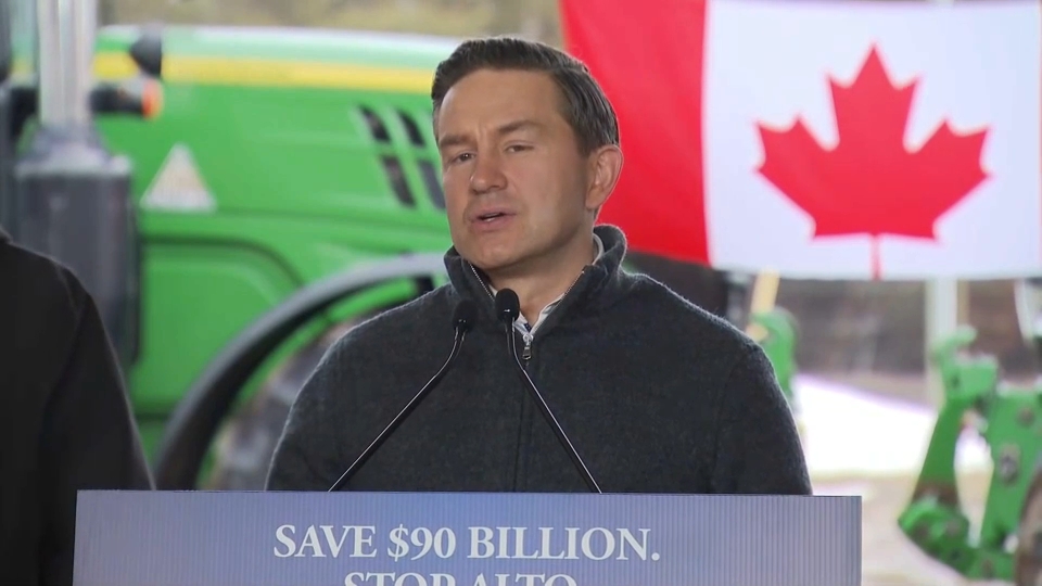 Headline Politics : Pierre Poilievre Calls on Govt to Cancel High-Speed Rail Project
