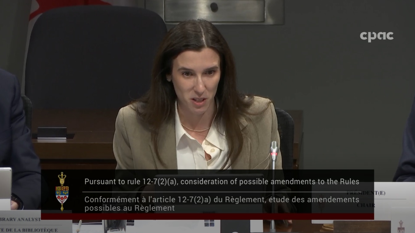 In Committee from the Senate of Canada : Rules, Procedures and the Rights of Parliament – March 24, 2026