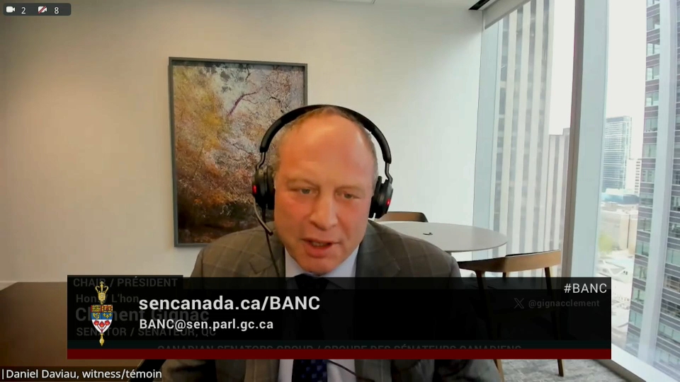 Les comités du Sénat : Banques, commerce et l'économie – 29 avril 2026