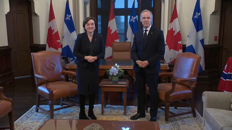 Headline Politics : PM Mark Carney Meets with Quebec Premier Christine Fréchette – April 17, 2026