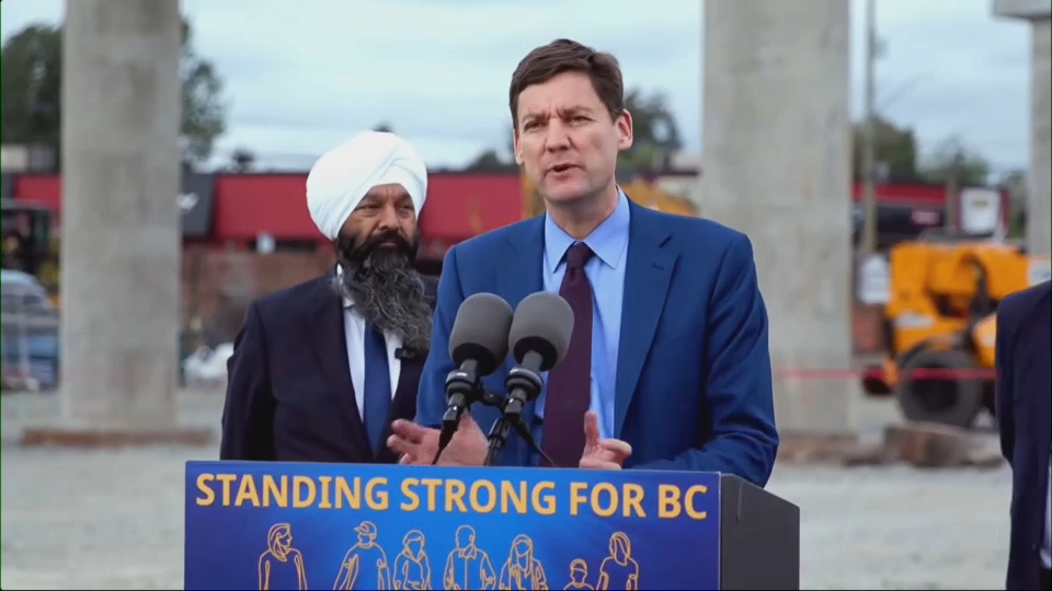 Headline Politics : B.C. Premier David Eby Discusses Surrey Langley SkyTrain