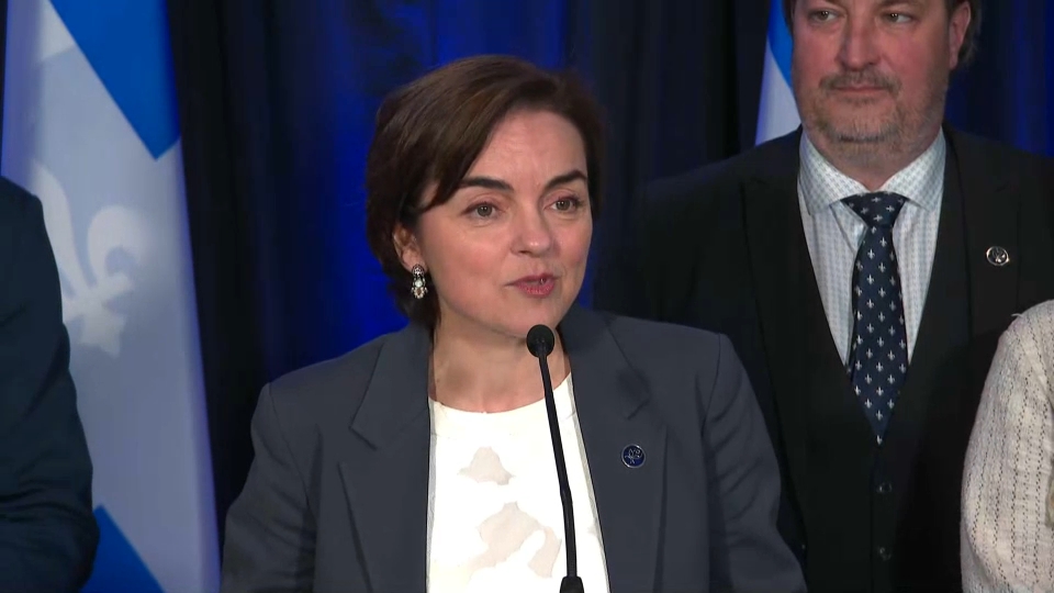 Headline Politics : Premier Christine Fréchette’s News Conference Before Pre-Session Caucus Meeting