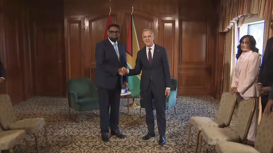 Headline Politics : PM Mark Carney Meets with Guyanese President Mohamed Irfaan Ali