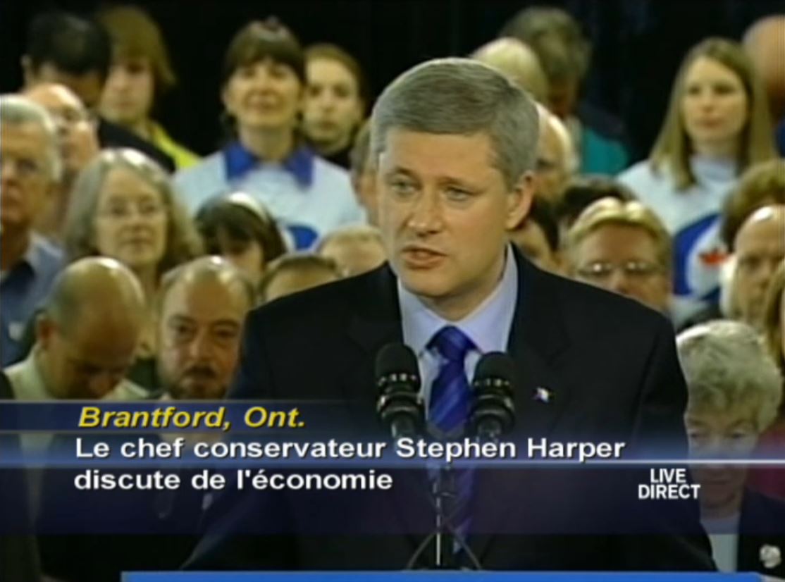 Leaders' Tour : Vote 2008 – October 10, 2008 (Part 1 of 4)
