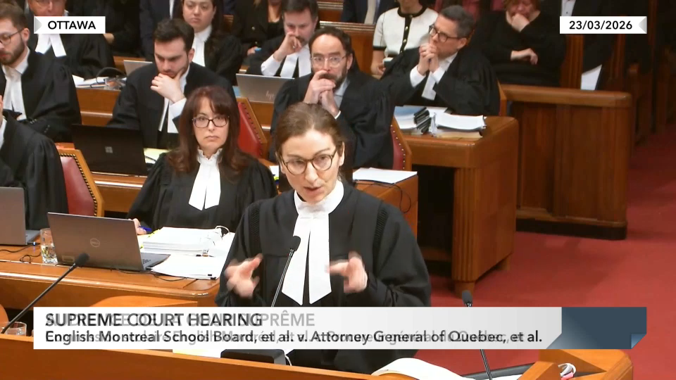 Supreme Court Hearings : English Montreal School Board, et al. v. Attorney General of Quebec, et al.