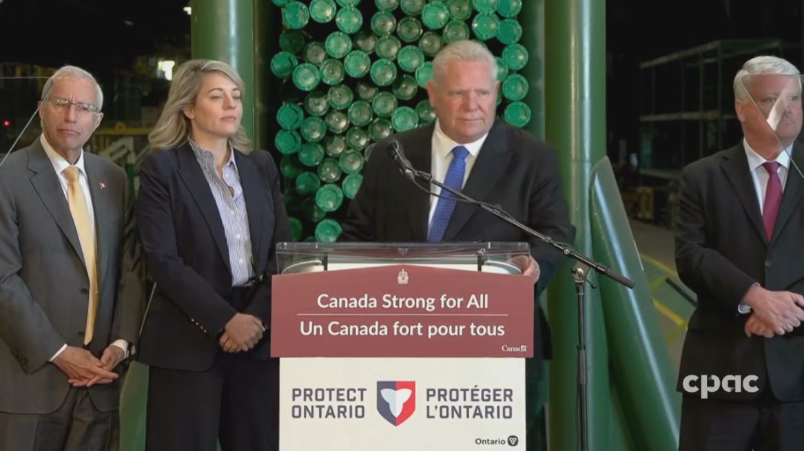 Headline Politics : Federal and Ontario Govts Announce Support for Tenaris Steel – May 22, 2026