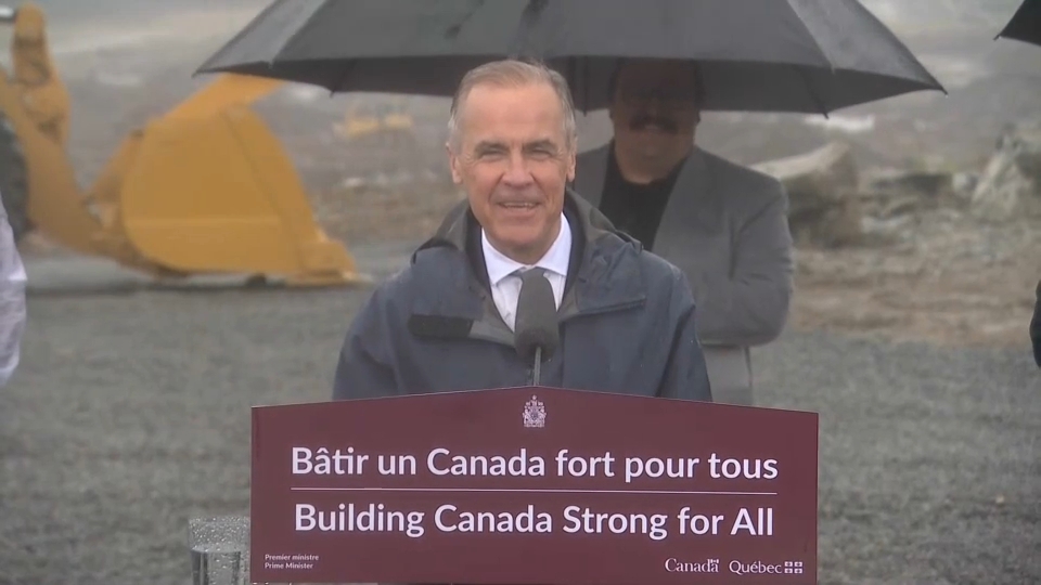 Headline Politics : PM Mark Carney Announces Launch of Work on a Major Project in Quebec