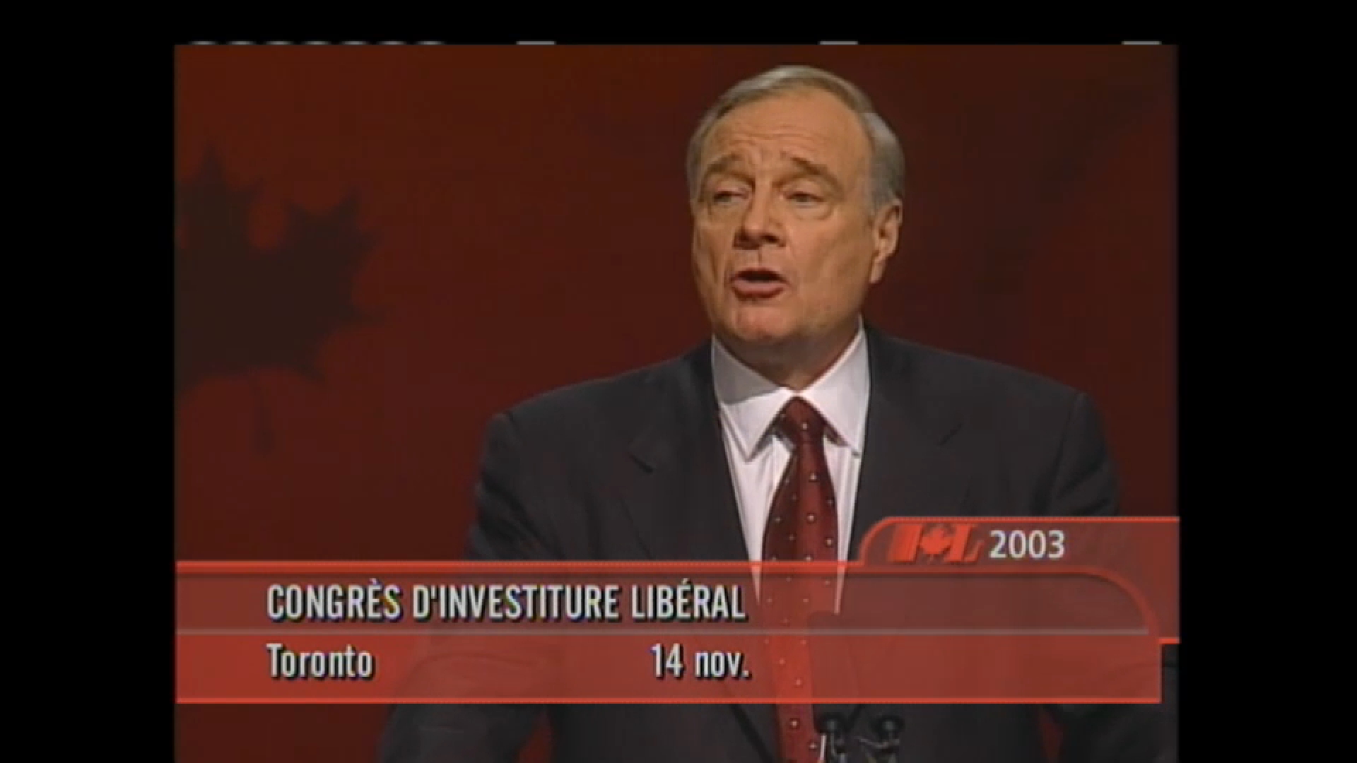 CPAC Special : 2003 Liberal Leadership – Paul Martin Delivers Victory Speech