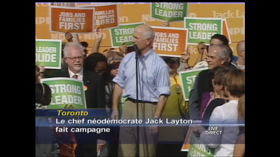 Leaders' Tour : Vote 2008 – October 13, 2008 (Part 3 of 4)