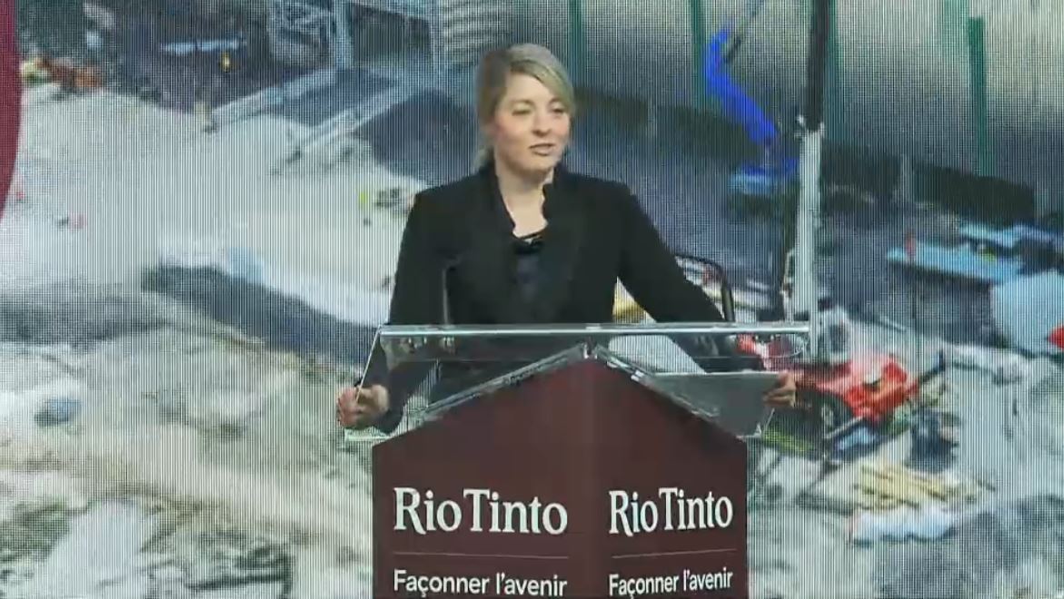 Headline Politics : Industry Minister Mélanie Joly Makes an Announcement – May 29, 2026