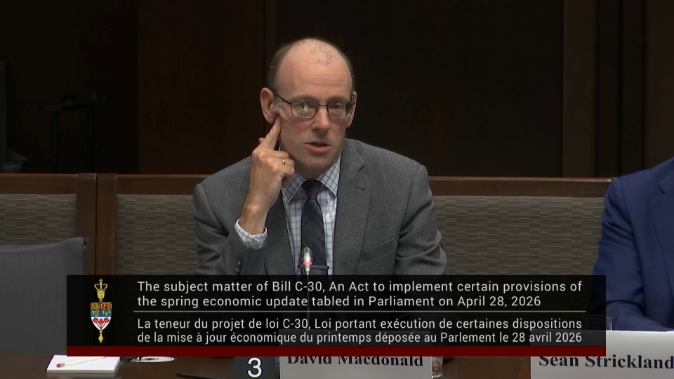 In Committee from the Senate of Canada : National Finance – May 28, 2026