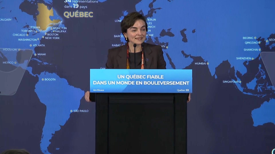 À la une : La PM Christine Fréchette dévoile la nouvelle politique étrangère du Québec