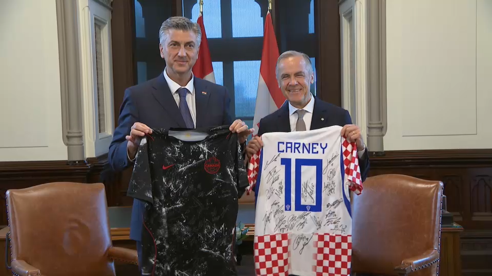 À la une : Mark Carney rencontre son homologue croate Andrej Plenković