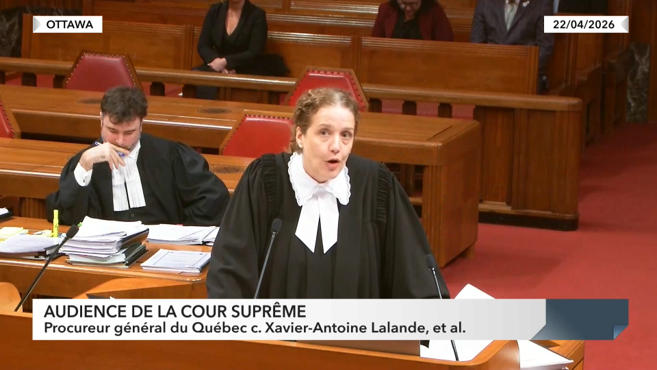 Supreme Court Hearings : Attorney General of Quebec v. Xavier-Antoine Lalande, et al.