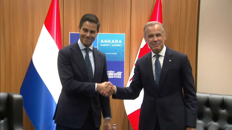 Headline Politics : PM Carney Meets PM of Netherlands Rob Jetton at NATO Summit – July 7, 2026