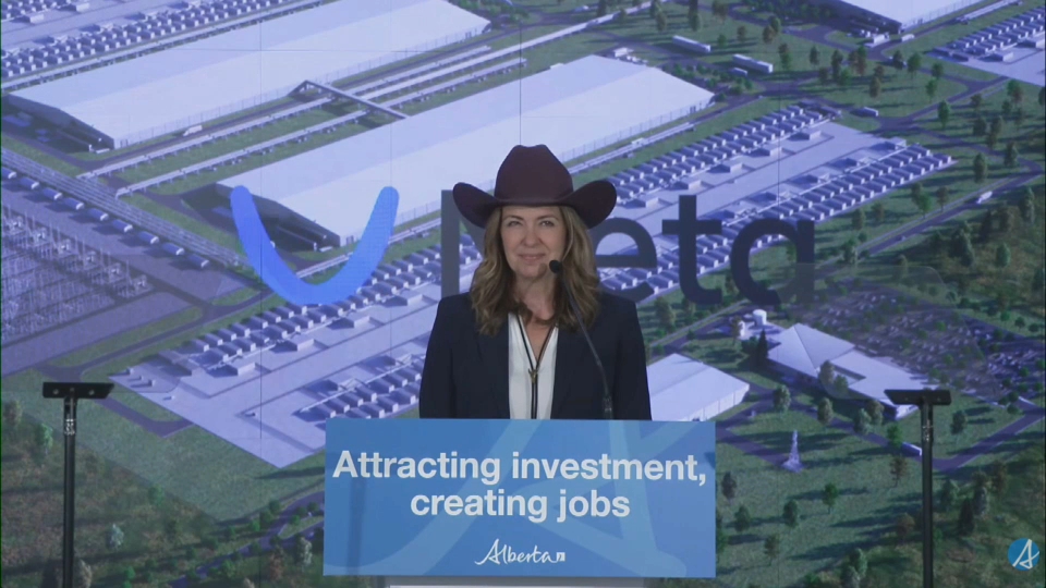 Headline Politics : Alberta Premier Smith Announces Meta Will Build a Data Centre – July 8, 2026