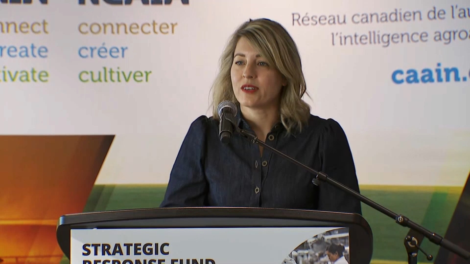 À la une : Annonce de la ministre de l’Industrie Mélanie Joly