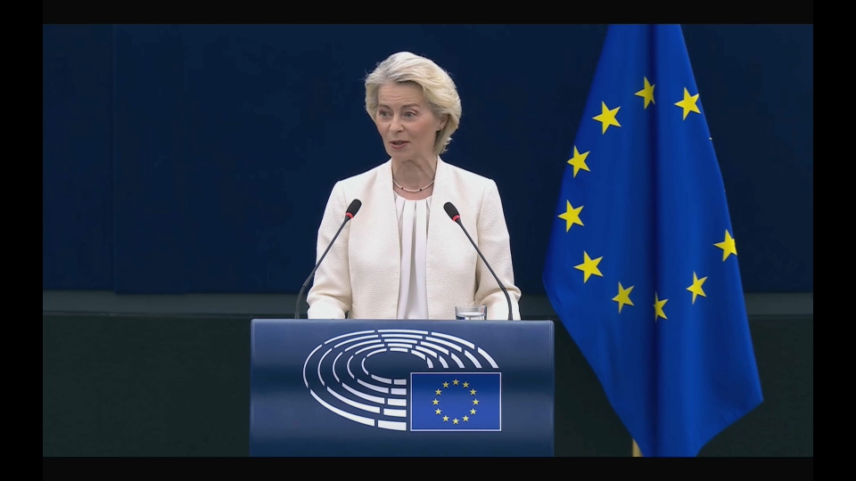 À la une : Discours sur l'état de l'Union de la prés. de la CE à Strasbourg