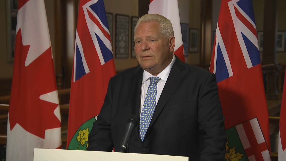 Ontario Premier Doug Ford Comments Following Cabinet Shuffle