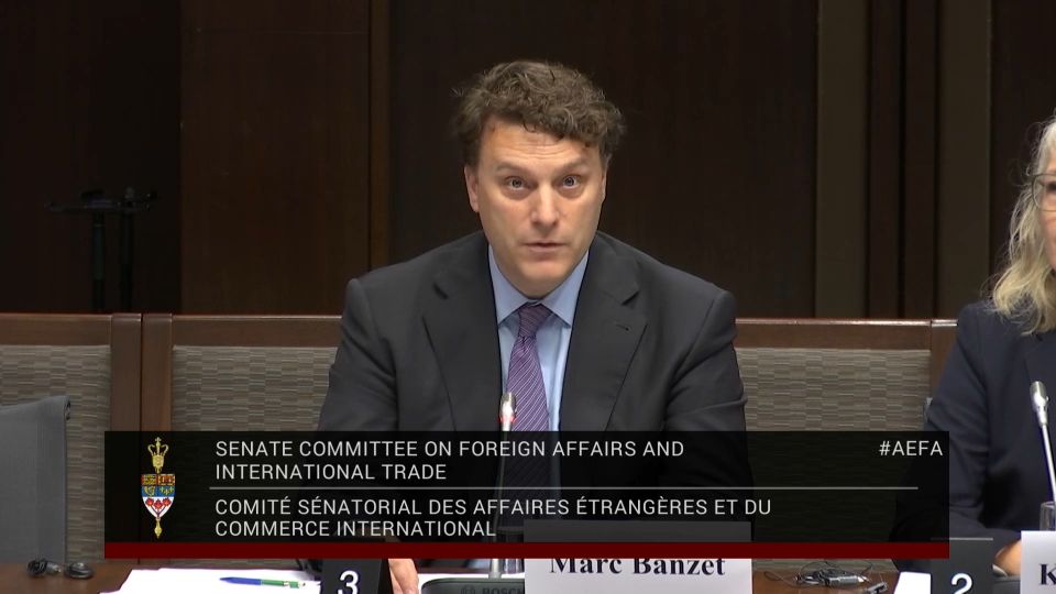 Les comités du Sénat : Affaires étrangères et commerce international - 1 octobre 2026